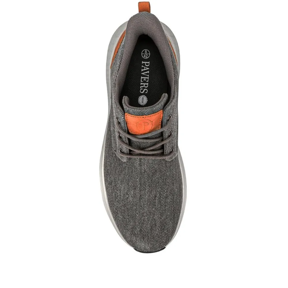 Easy Step In Wide Fit Lightweight Trainers - Grey