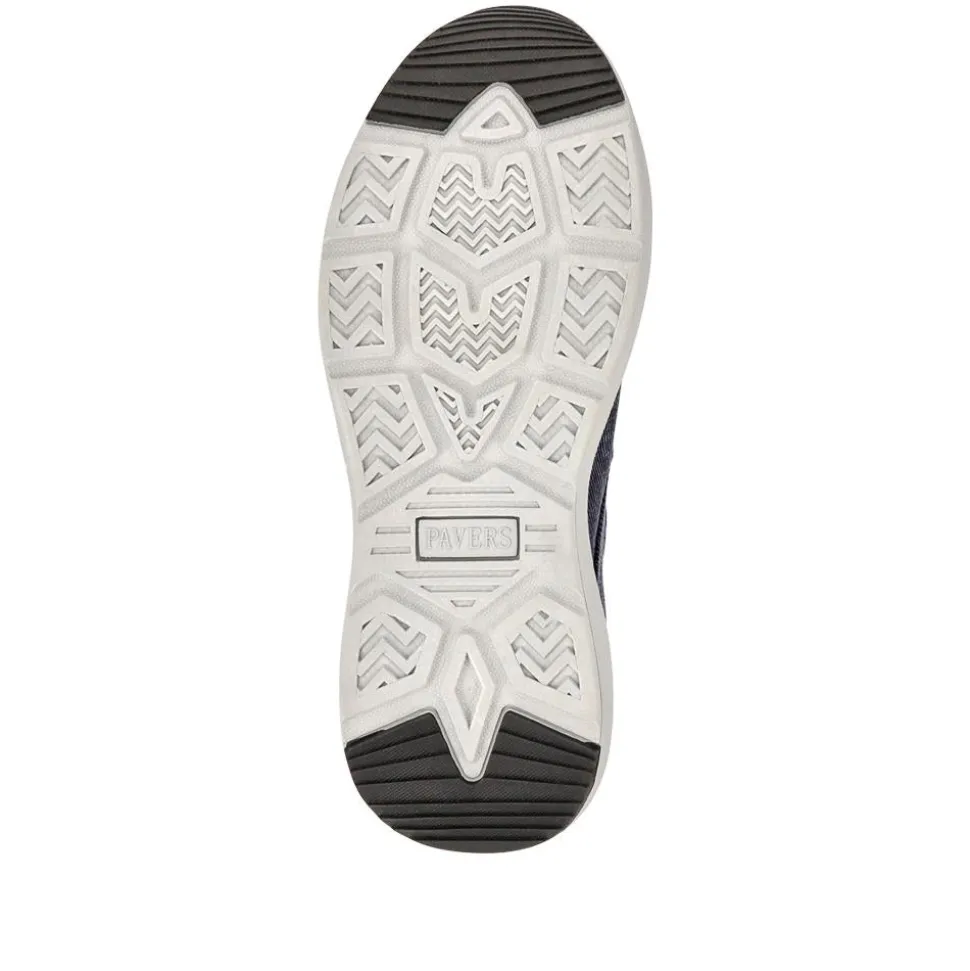 Easy Step In Wide Fit Lightweight Trainers - Navy