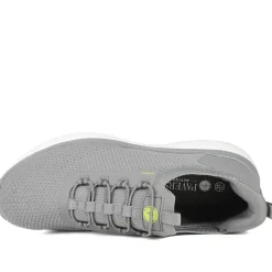Easy Step In Wide Fit Memory Foam Lace Up Trainers - Charcoal