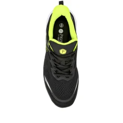 Easy Step In Wide Fit Memory Foam Trainers - Black