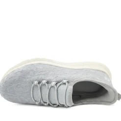 Easy Step In Wide Fit Memory Foam Trainers - Blue