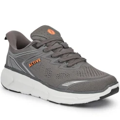 Easy Step In Wide Fit Memory Foam Trainers - Grey