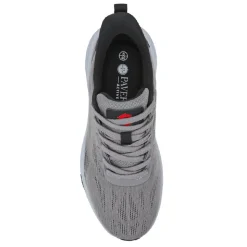 Easy Step In Wide Fit Memory Foam Trainers - Grey