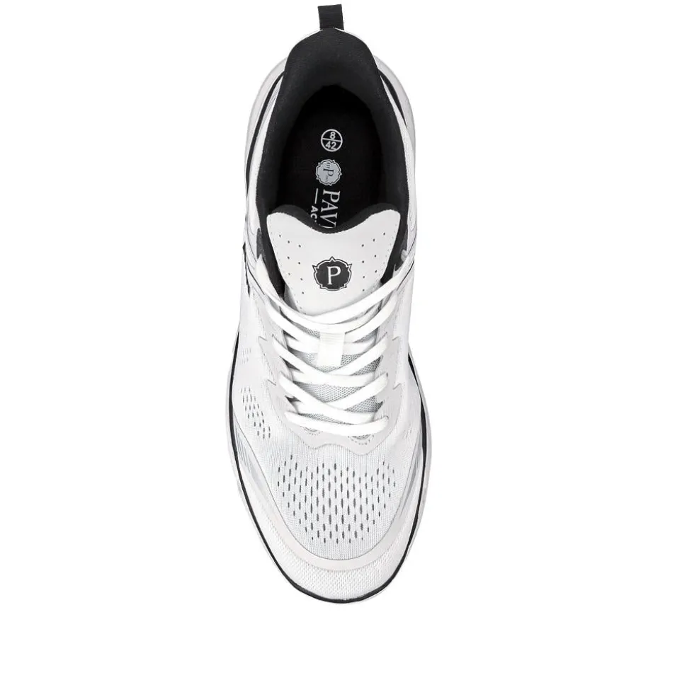 Easy Step In Wide Fit Memory Foam Trainers - White