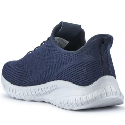 Easy Step In Wide Fit Trainers - Navy