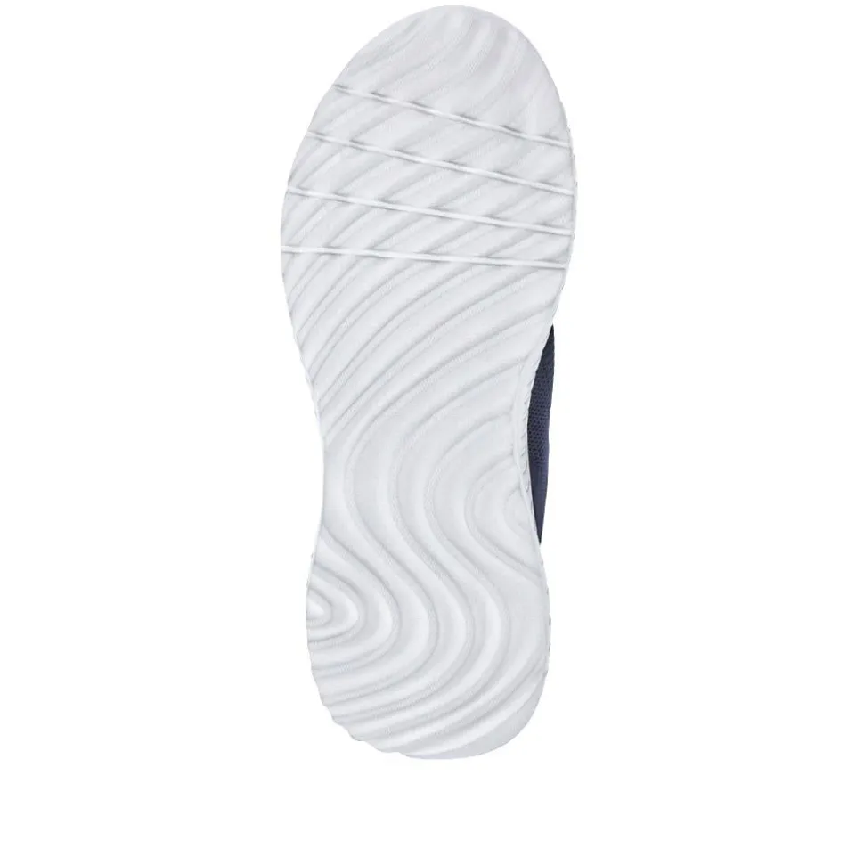 Easy Step In Wide Fit Trainers - Navy
