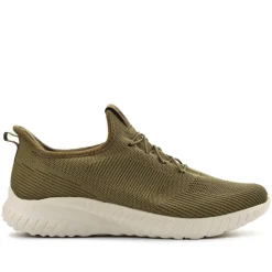Easy Step In Wide Fit Trainers - Sand