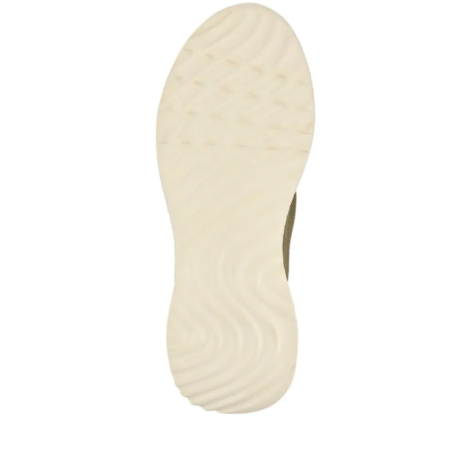 Easy Step In Wide Fit Trainers - Sand