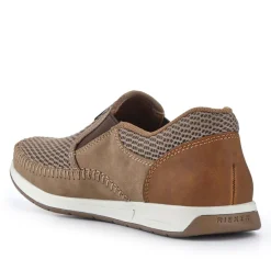Elasticated Slip-On Shoes - Beige
