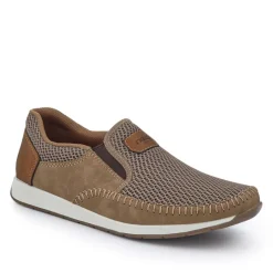 Elasticated Slip-On Shoes - Beige