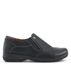 Elasticated Slip-On Shoes - Black