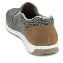 Elasticated Slip-On Shoes - Grey