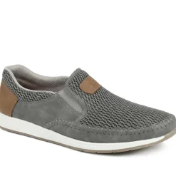Elasticated Slip-On Shoes - Grey