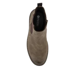 Elasticated Smart Slip On Boots - Khaki