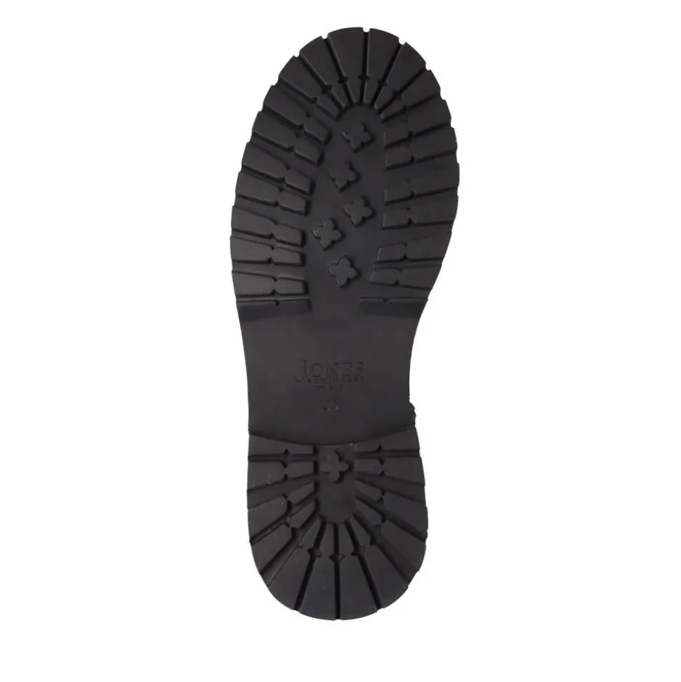 Elstree Casual Leather Long Boots - Black