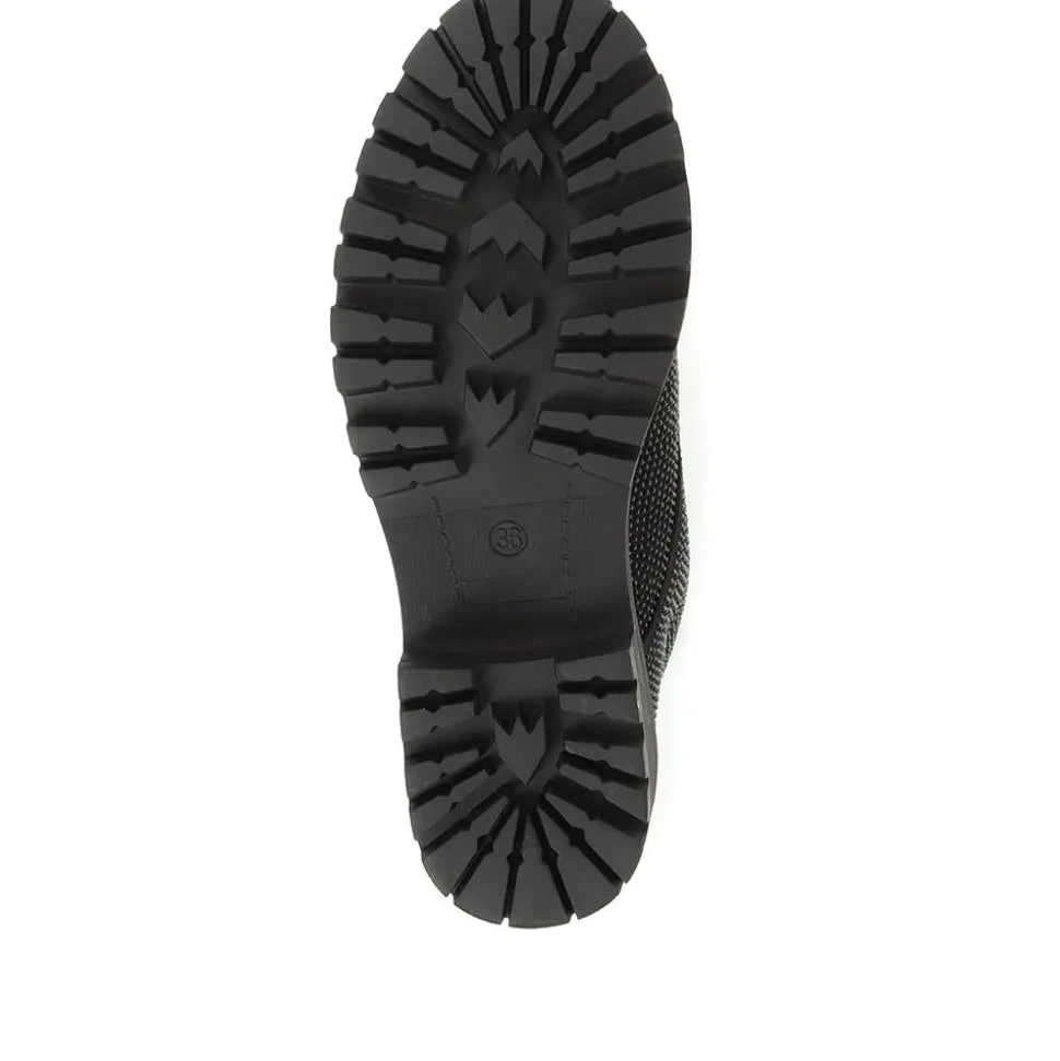 Embellished Ankle Boots - Black