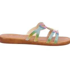 Embellished Mule Sandals - Multi