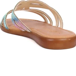 Embellished Mule Sandals - Multi