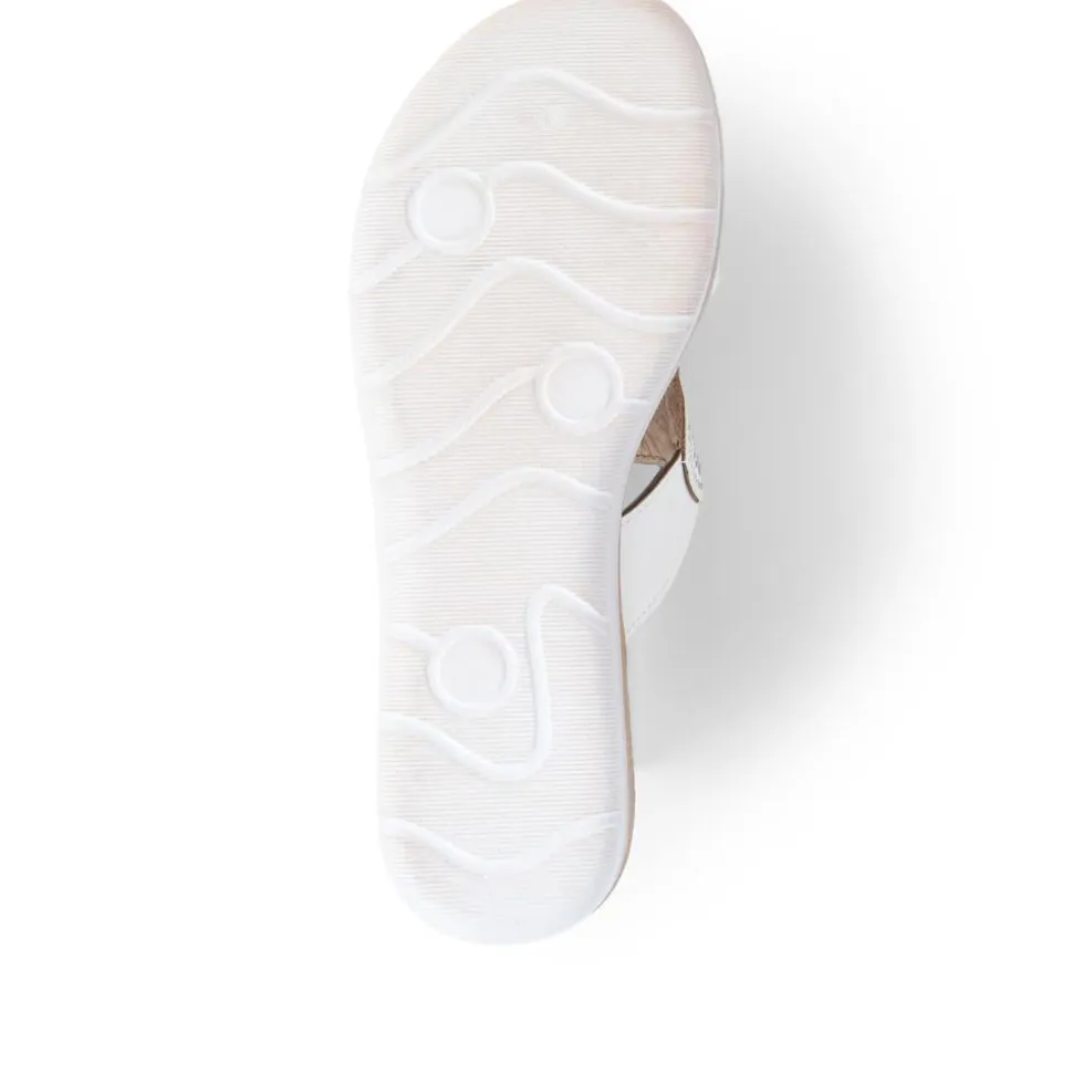 Embellished Mule Sandals - White