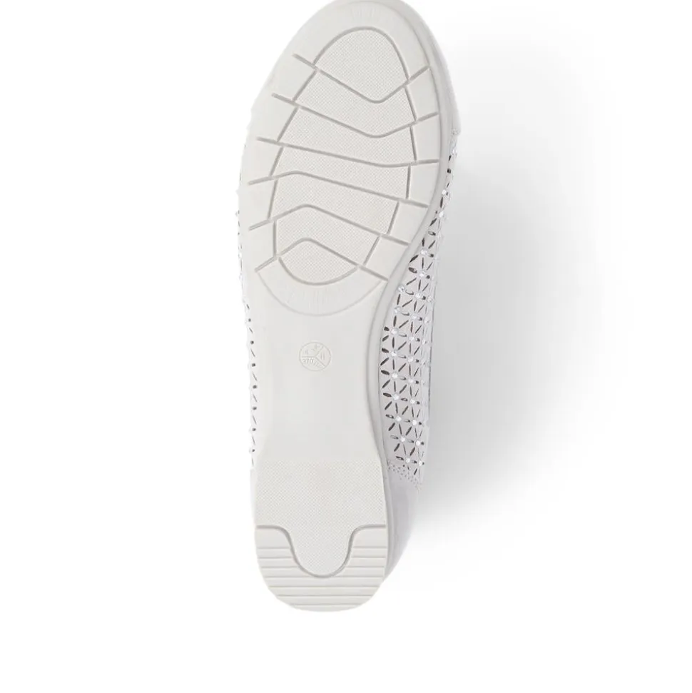 Embellished Pumps - Light Grey