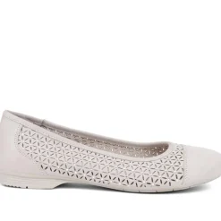 Embellished Pumps - Light Grey