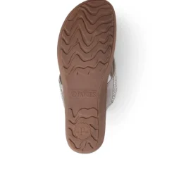 Embellished Toe Post Sandals - Silver