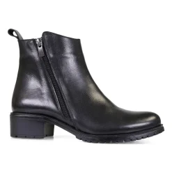 Essential Comfort Boots D Fit - Black Leather