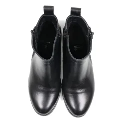 Essential Comfort Boots D Fit - Black Leather