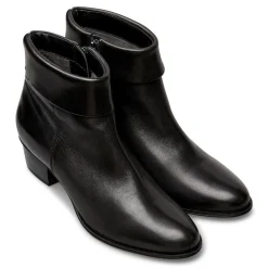 Essential Comfort Boots D Fit - Black Leather