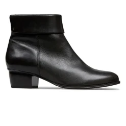 Essential Comfort Boots D Fit - Black Leather