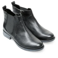Essential Comfort Boots EE Fit - Black Leather
