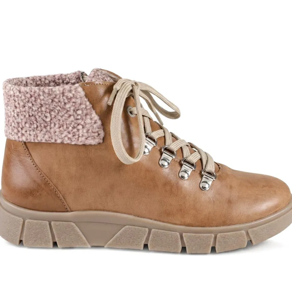 Essential Comfort Boots EE Fit - Tan Leather