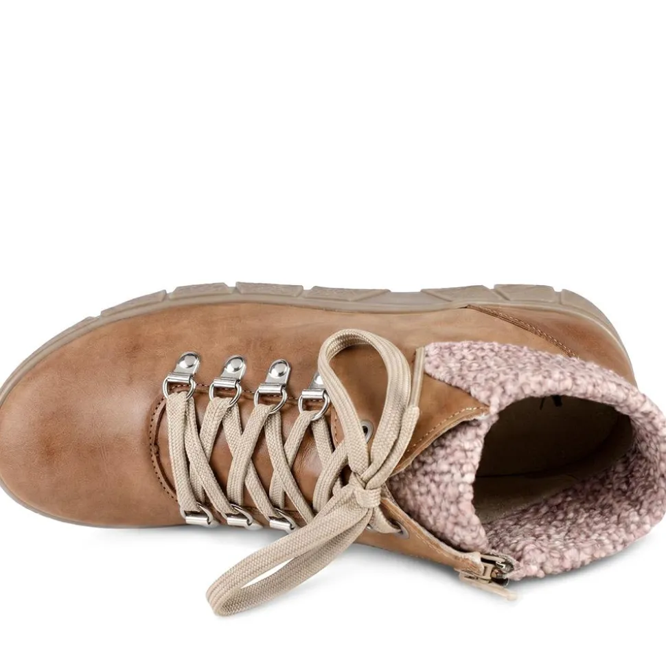 Essential Comfort Boots EE Fit - Tan Leather