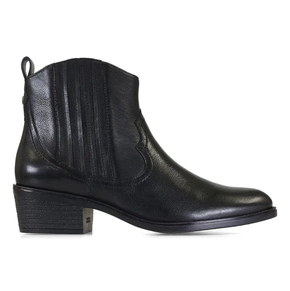 Essential Comfort Boots E Fit - Black Tumbled Leather
