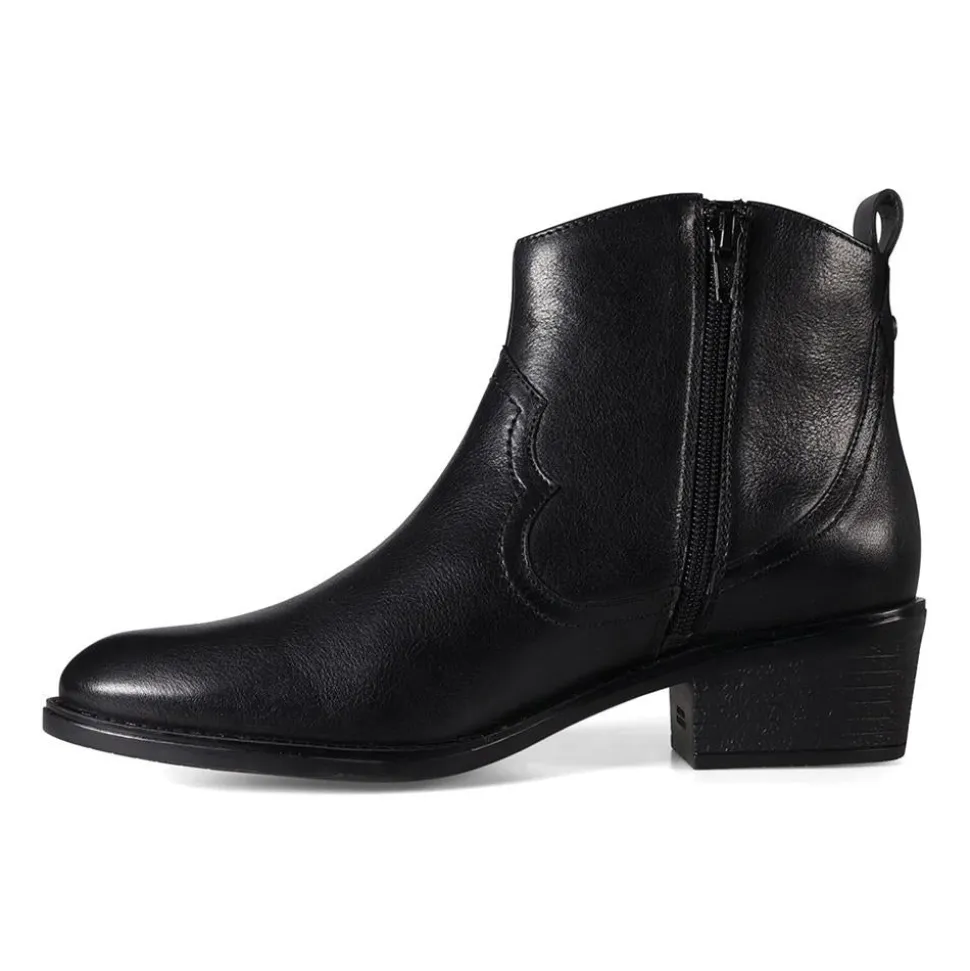 Essential Comfort Boots E Fit - Black Tumbled Leather