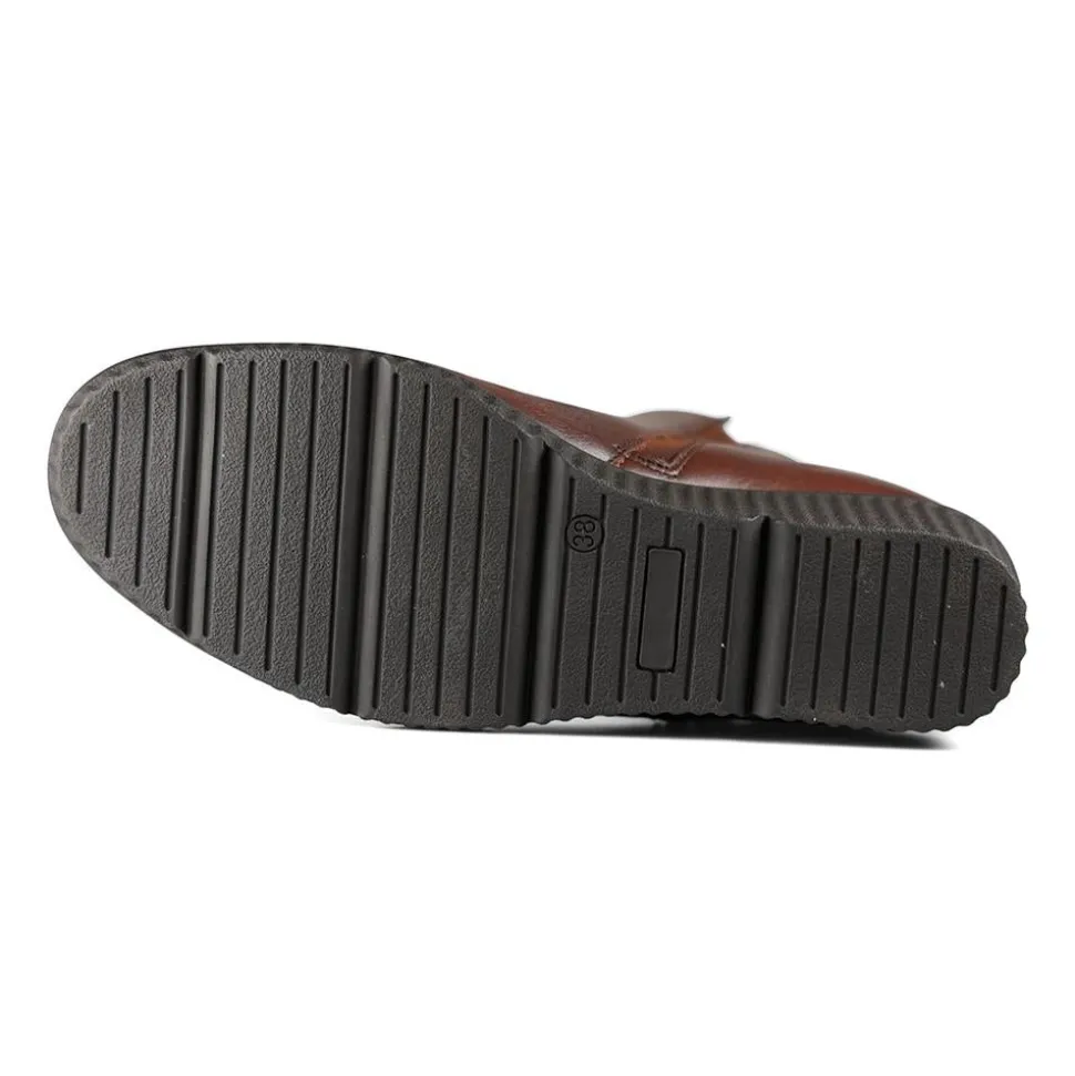 Essential Comfort Boots E Fit - Chestnut
