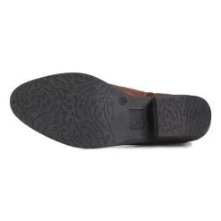 Essential Comfort Boots E Fit - Tan Tumbled Leather