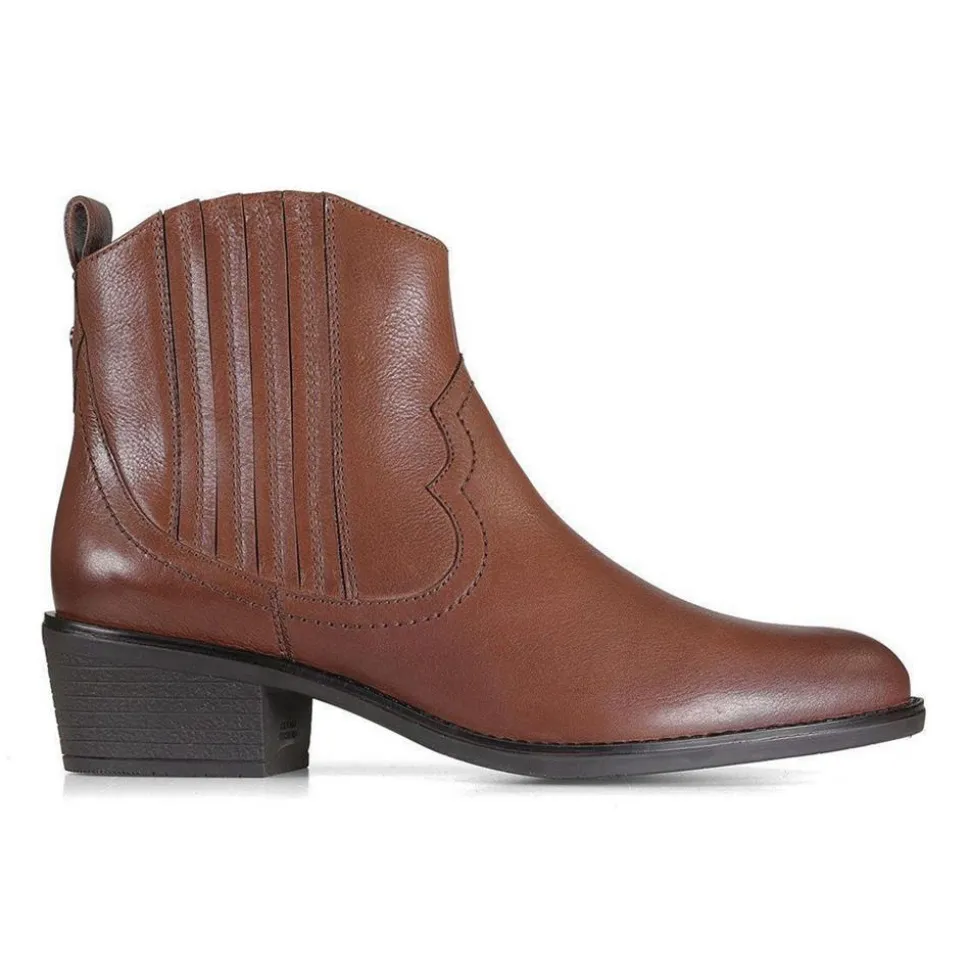 Essential Comfort Boots E Fit - Tan Tumbled Leather