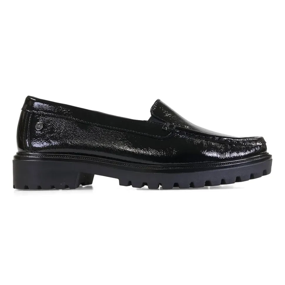 Essential Comfort Flats - Black Crinkle Patent