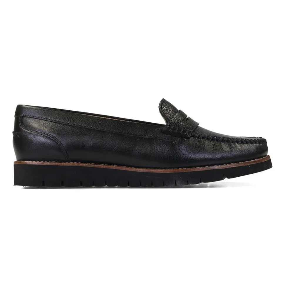 Essential Comfort Flats - Black Leather