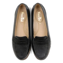 Essential Comfort Flats - Black Leather