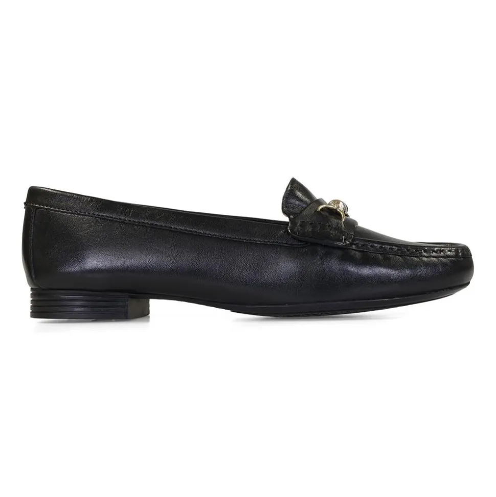 Essential Comfort Flats - Black Leather
