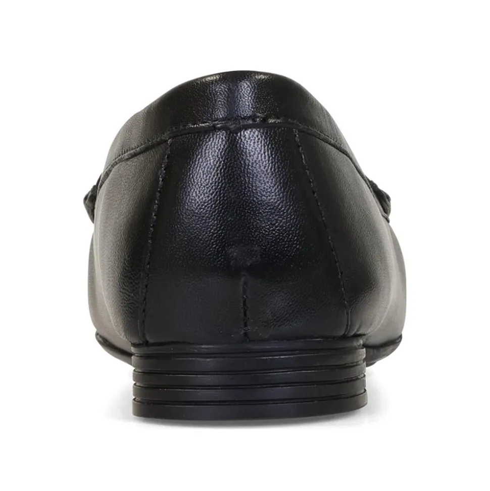 Essential Comfort Flats - Black Leather