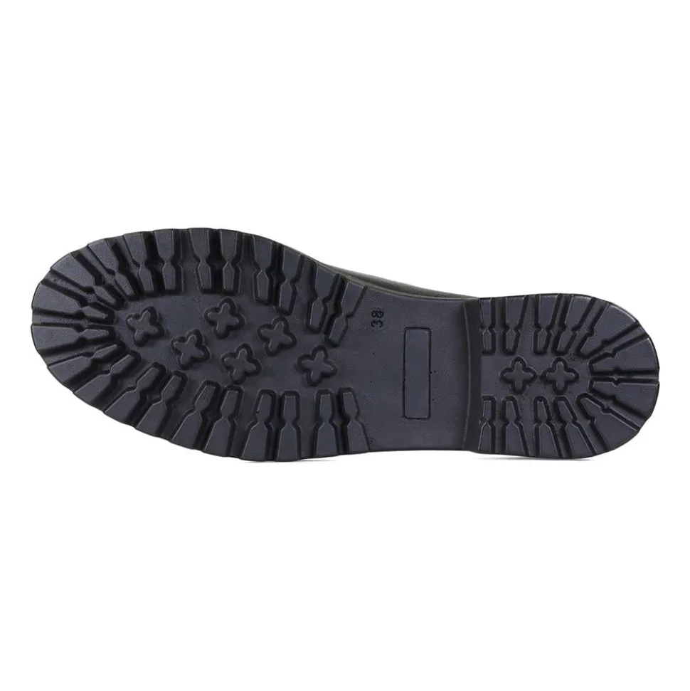 Essential Comfort Flats - Black Leather