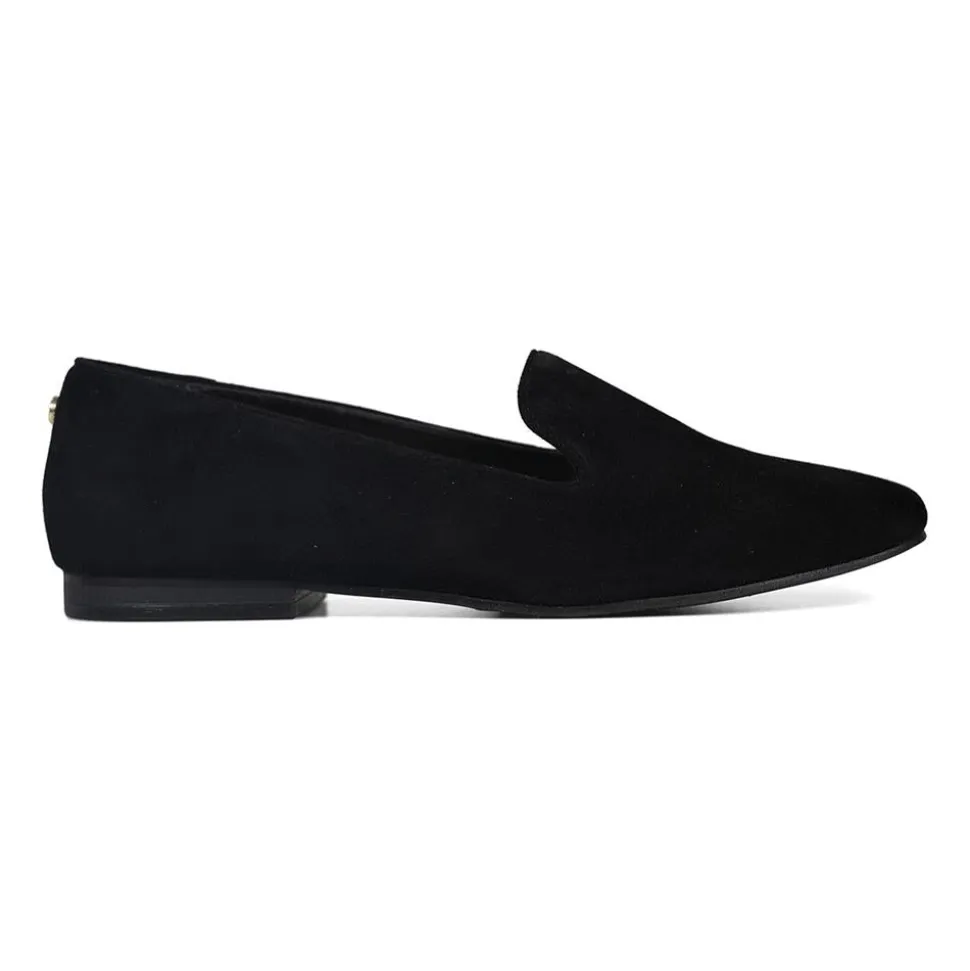 Essential Comfort Flats - Black Suede