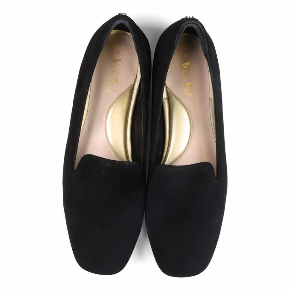 Essential Comfort Flats - Black Suede