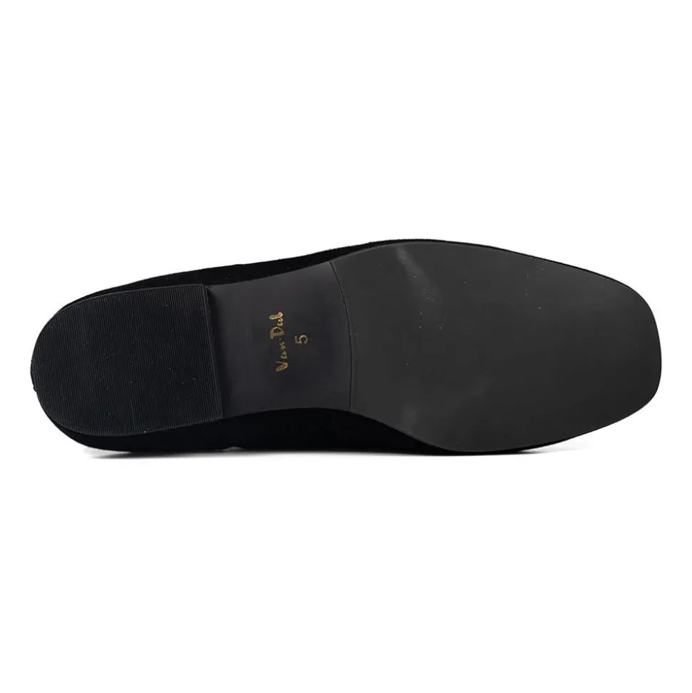 Essential Comfort Flats - Black Suede