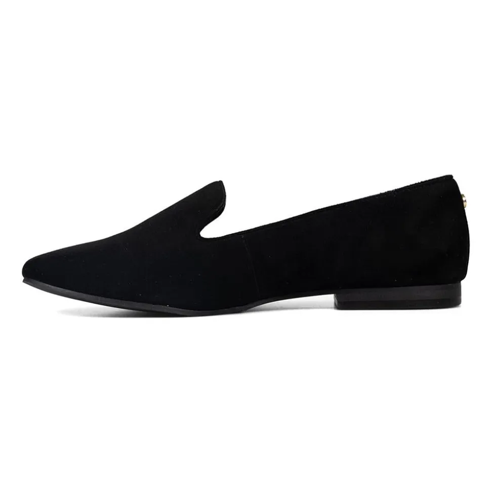 Essential Comfort Flats - Black Suede