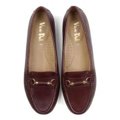 Essential Comfort Flats - Burgundy Leather