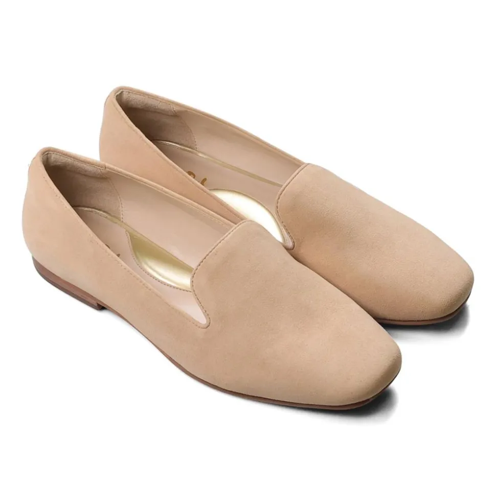 Essential Comfort Flats - Latte Suede